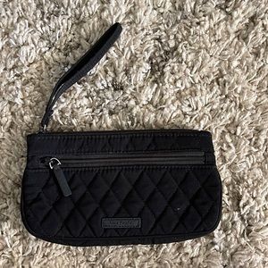 Vera Bradley Black Wristlet